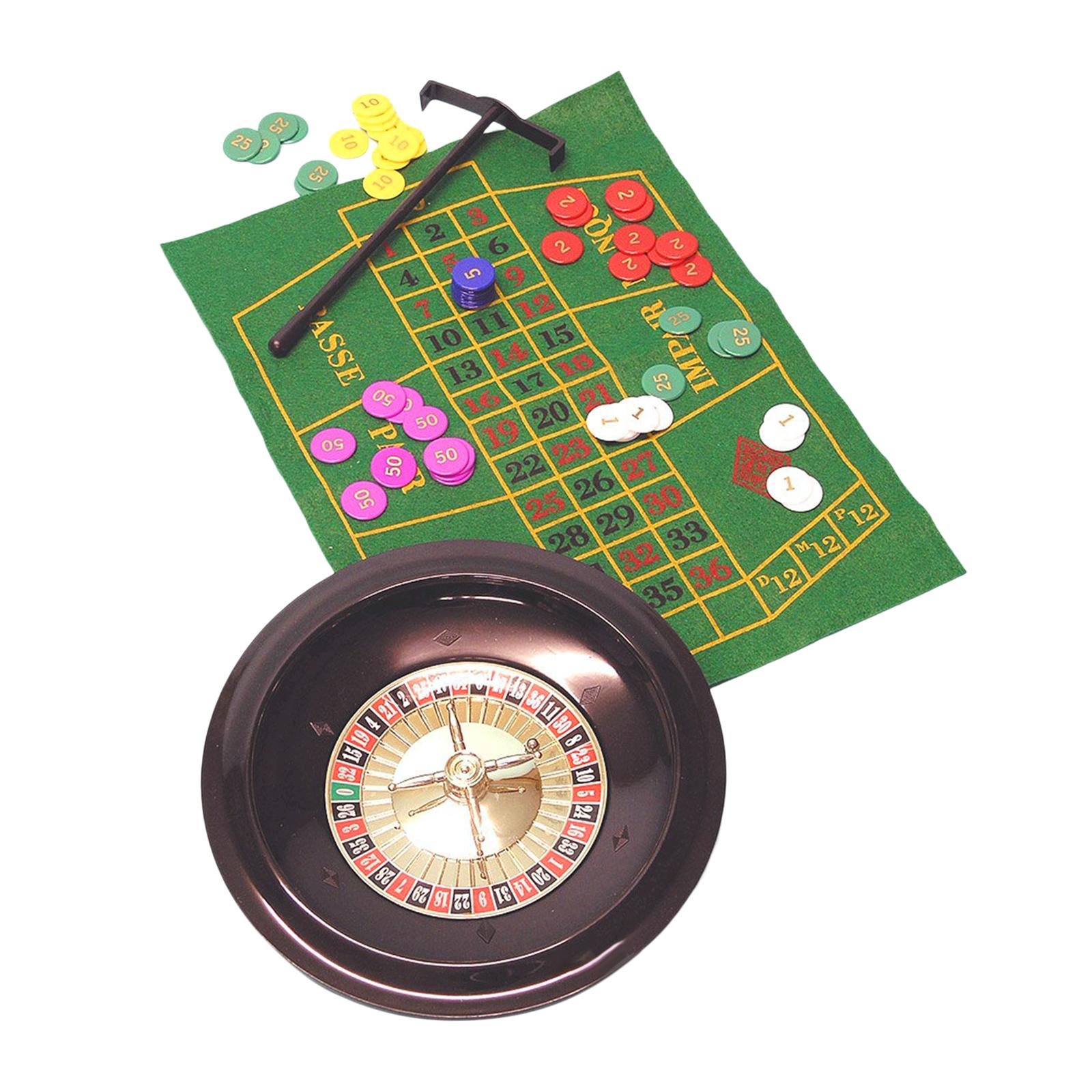 Board Game With Chips - 100 Çipli ve Masa Örtülü 10