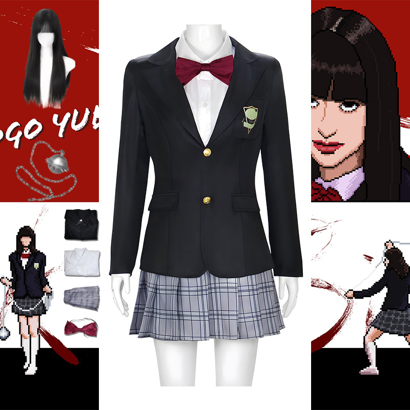 Board Game Yogi - Cadılar Bayramı Gogo Yubari Cosplay Siyah