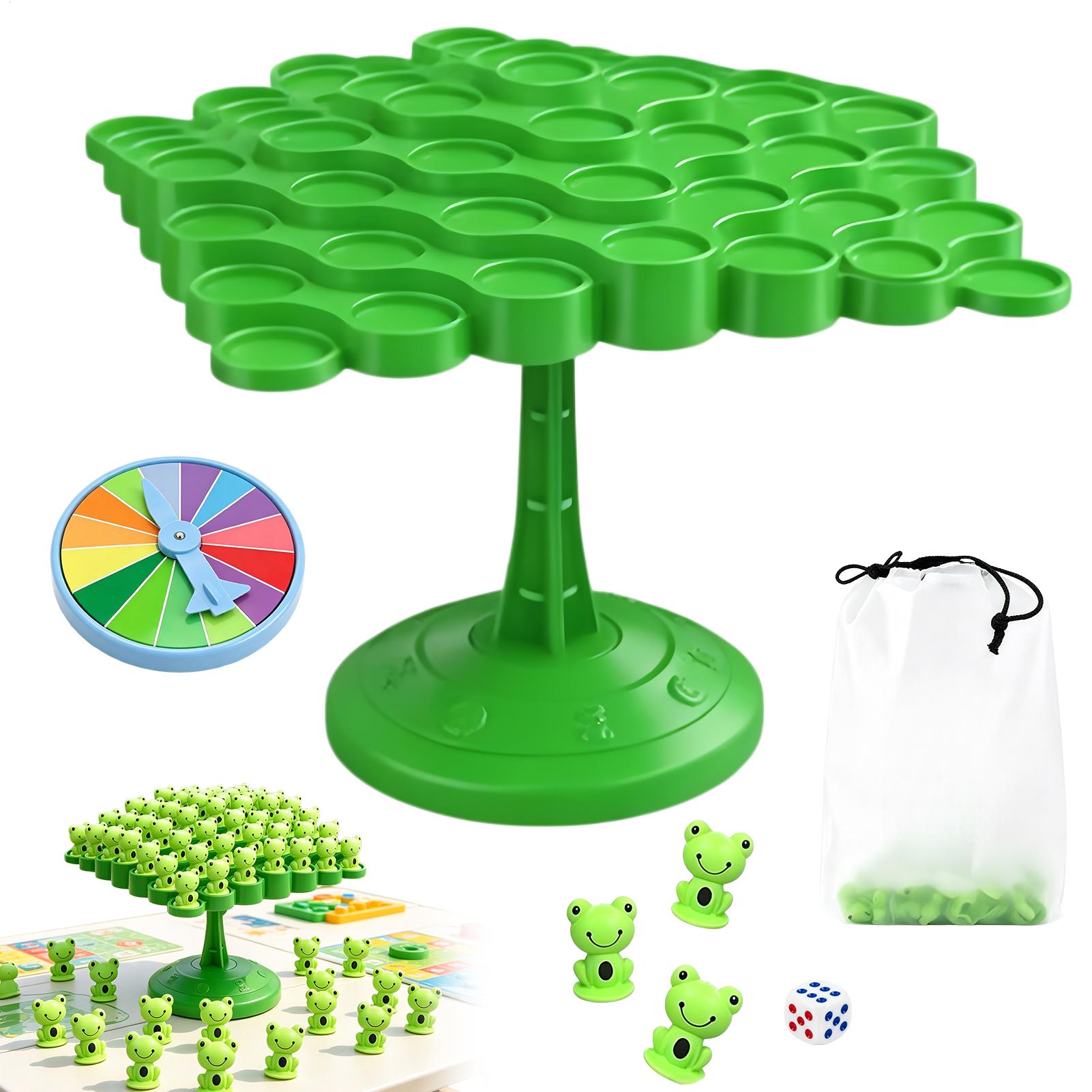 Board Game Electronic Table - Eğlenceli Kurbağa Denge Ağacı Çocuk Matematik
