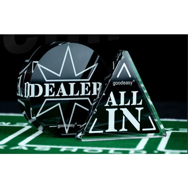 Board Game With Chips - Texas Hold'em Ev Kodu Pozisyon Kartı
