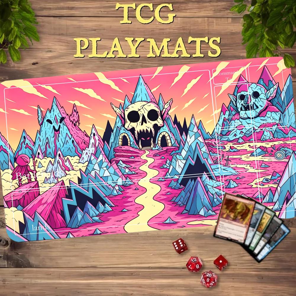 Karikatür Pembe Kafatası Dağ T - Play Mat Neoprene incelemesi ve fiyatı