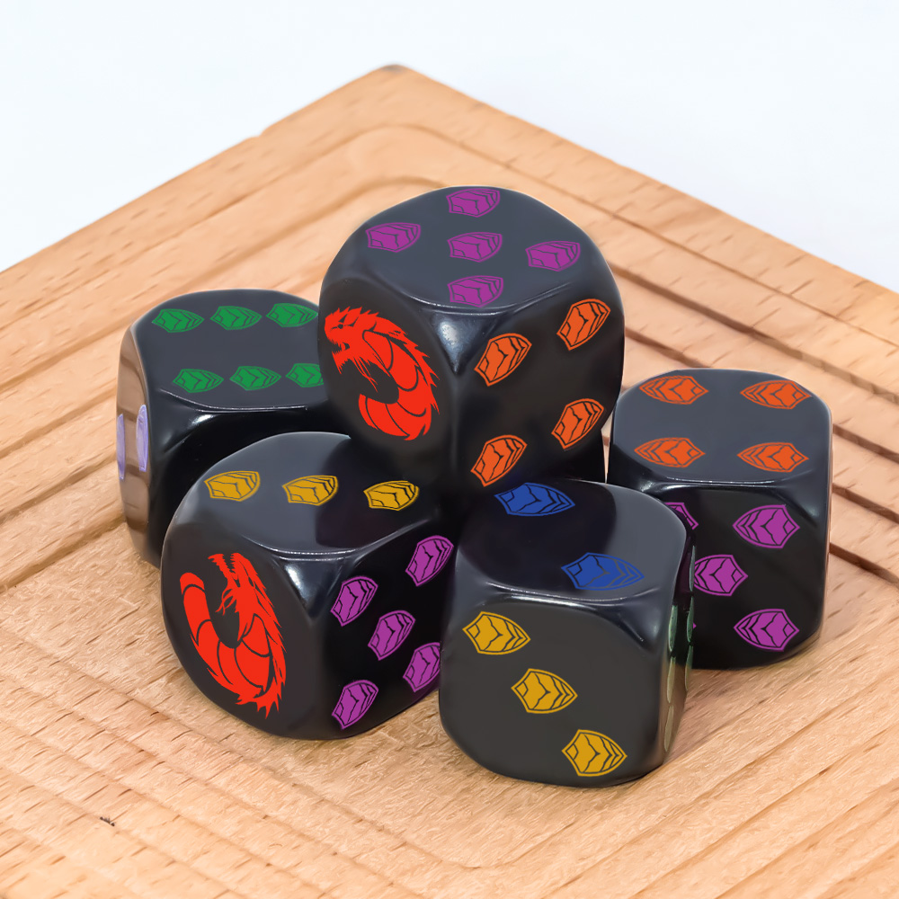 6 adet ejderha kalkanı Crest ç - Board Game Night incelemesi ve fiyatı