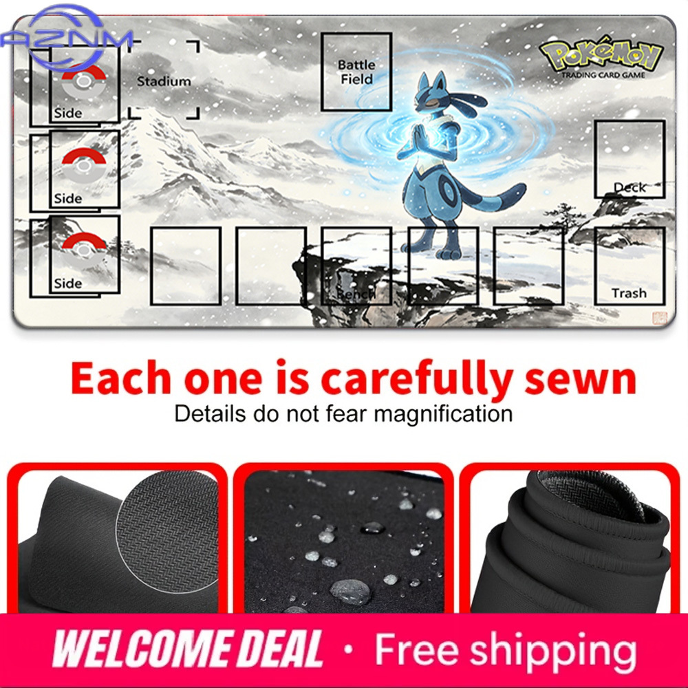 Bu, Lucario'ya (aura yetenekle - Play Mat Neoprene incelemesi ve fiyatı