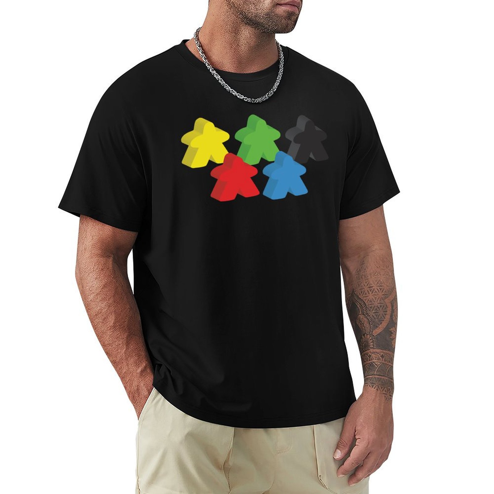 5 adet meeple (masa oyunu jeto - Meeple Token Set incelemesi ve fiyatı