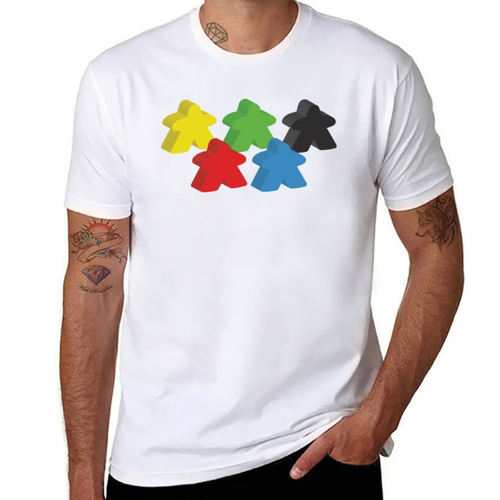5'li meeples seti (Masa oyunu  - Meeple Token Set incelemesi ve fiyatı