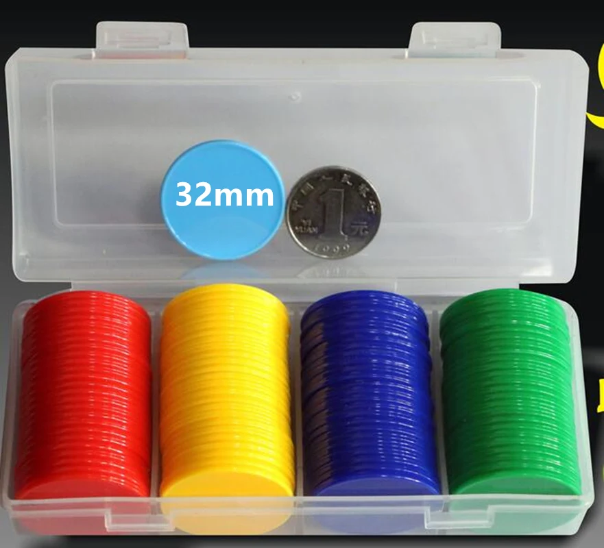 32 MM 100 ADET Kutu Poker Cips - Board Game With Chips incelemesi ve fiyatı