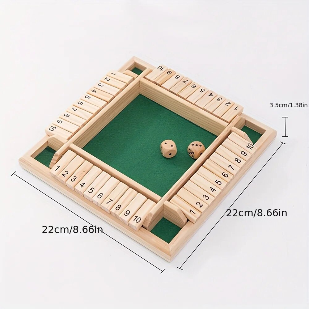 Ahşap Zar Masa Oyunu 4'lü Oyun - Board Game Organization incelemesi ve fiyatı